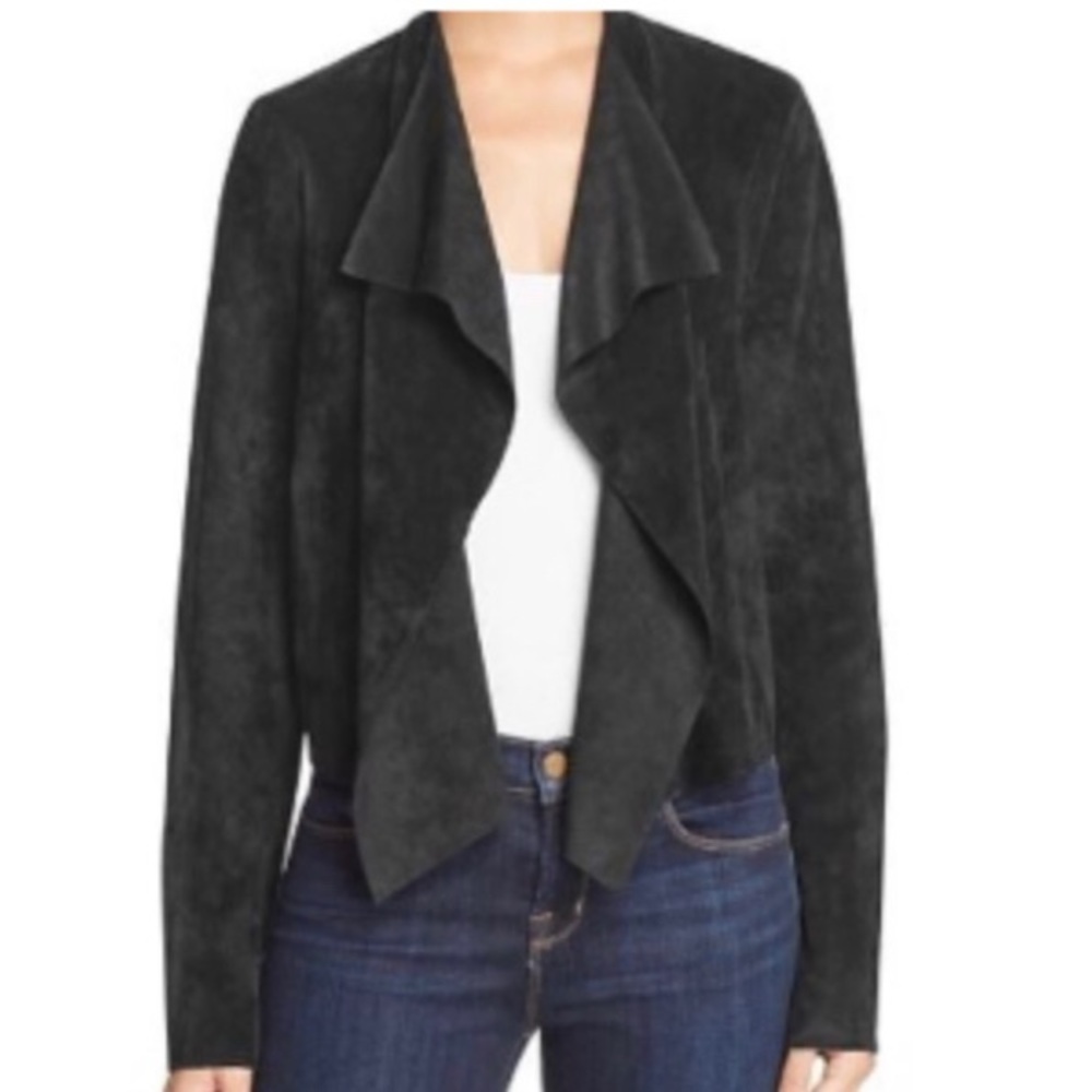 Velvet by Graham & Spencer Black Faux Leather Jacket